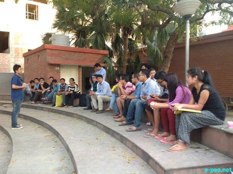 Nandaraj : At the felicitation ceremony with students and faculty of Delhi University
