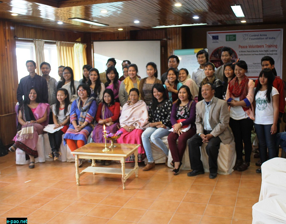  CAFI team with participants at 25-26 March 2014 Peace Volunteers Training Workshop in Manipur