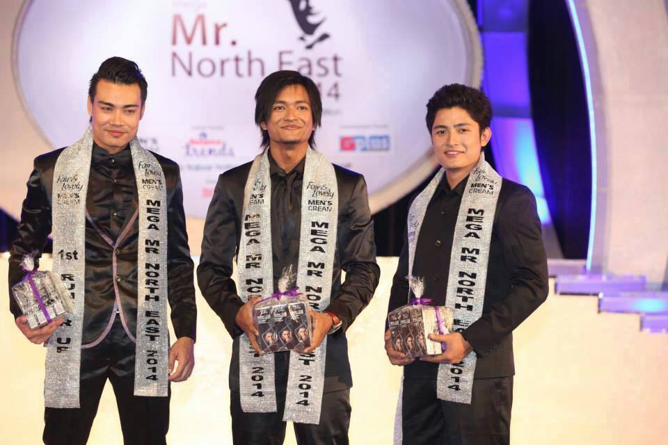 Dingo Diago Nameirakpam is 1st Runners-Up at Mega Mr North East 2014