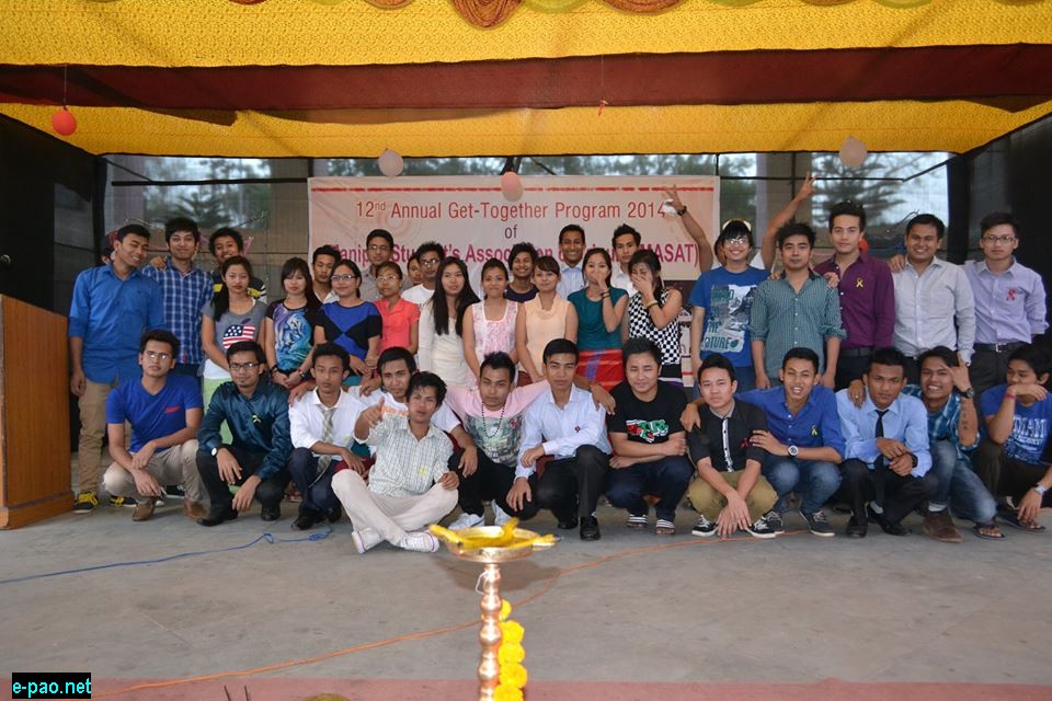 12th Annual Get Together of manipuri students who were studying at Tripura on 30th March 2014