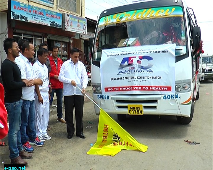AMFIMPA (All Manipur Film Makers' And Producer Association) team Flagged-off ceremony
