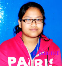 Sarangthem Sharliza Annoly - Topper of High School Leaving Certificate Examination (HSLC)  2014