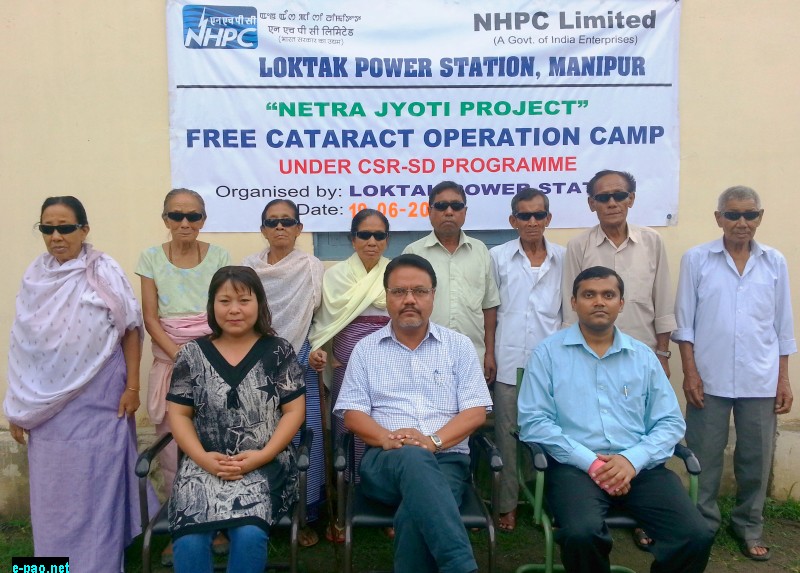 Free Cataract Operation at Shija Hospitals, Imphal by Loktak Power Station