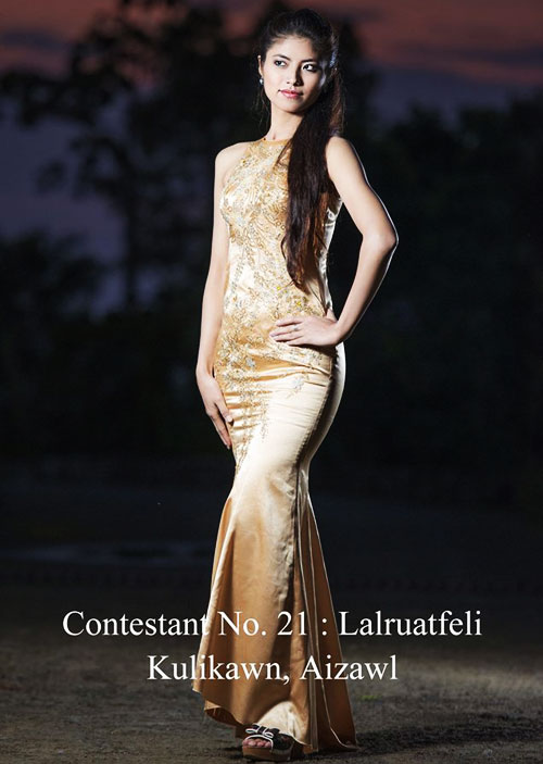 Lalruatfeli wins 2nd runners-up of Miss Mizoram 2014