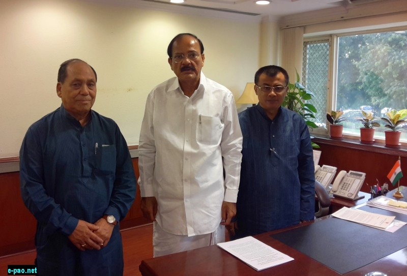 State BJP leaders meet Union Ministers at New Delhi on July 11 2014