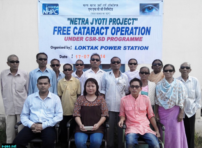 Free Cataract Operation held on 17/07/2014 at Shija Hospitals & Research Institute, Imphal by Loktak Power Station, NHPC Ltd
