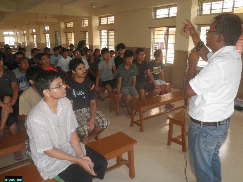 Lanu Ignatius addressed   B.Tech students of Assam Don Bosco University on 19th July 2014