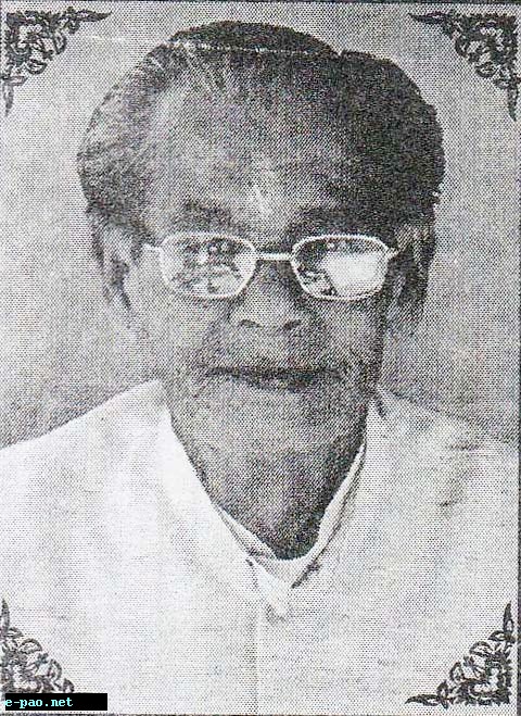 Mangsatabam Ningthem : Manipur State Kala Akademi Award 2011:  Shumang Leela