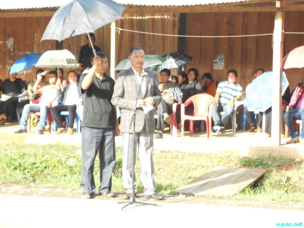Mass condolence and last rite of late Akha Salouni held at Karong on 23 July 2014 