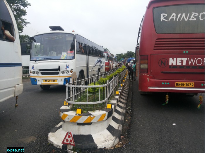 Manipur passengers stranded at Golaghat, Assam