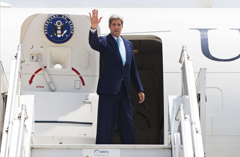 A file Photo of US Secretary of State John Kerry :: Pix Courtesy- AP Photo/Lucas Jackson, Pool