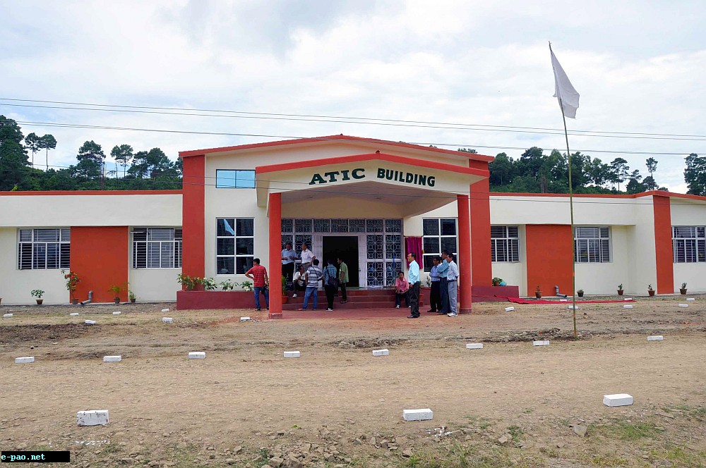 Newly constructed ATIC building at the College of Agriculture, Central Agricultural University (CAU), Imphal :: July 2014