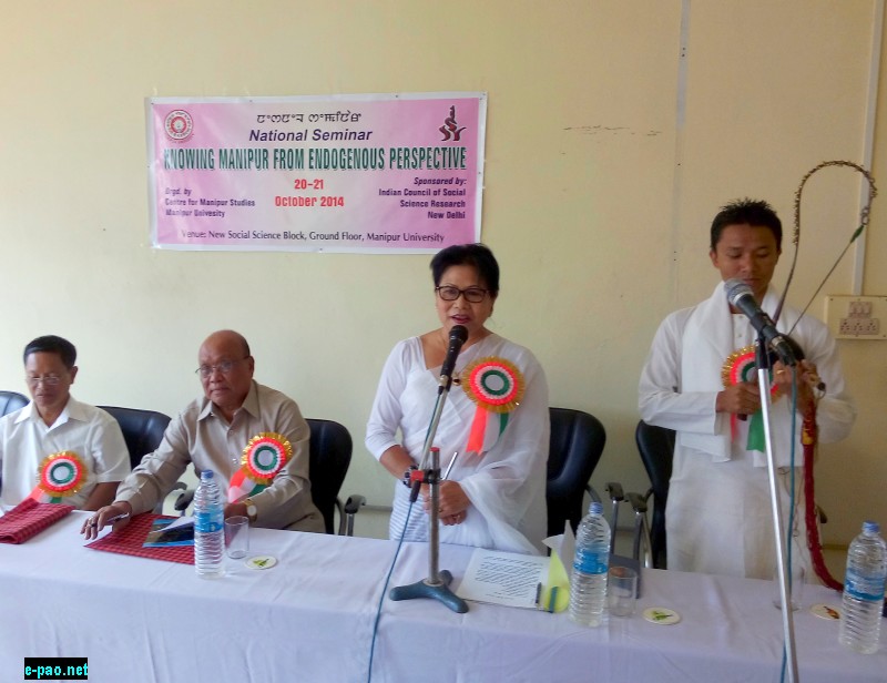 Seminar : Knowing Manipur from Endogenous Perspective on October 20-21