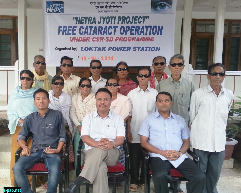Free Cataract Operation (19th batch) at SHRI, Imphal by Loktak Power Station