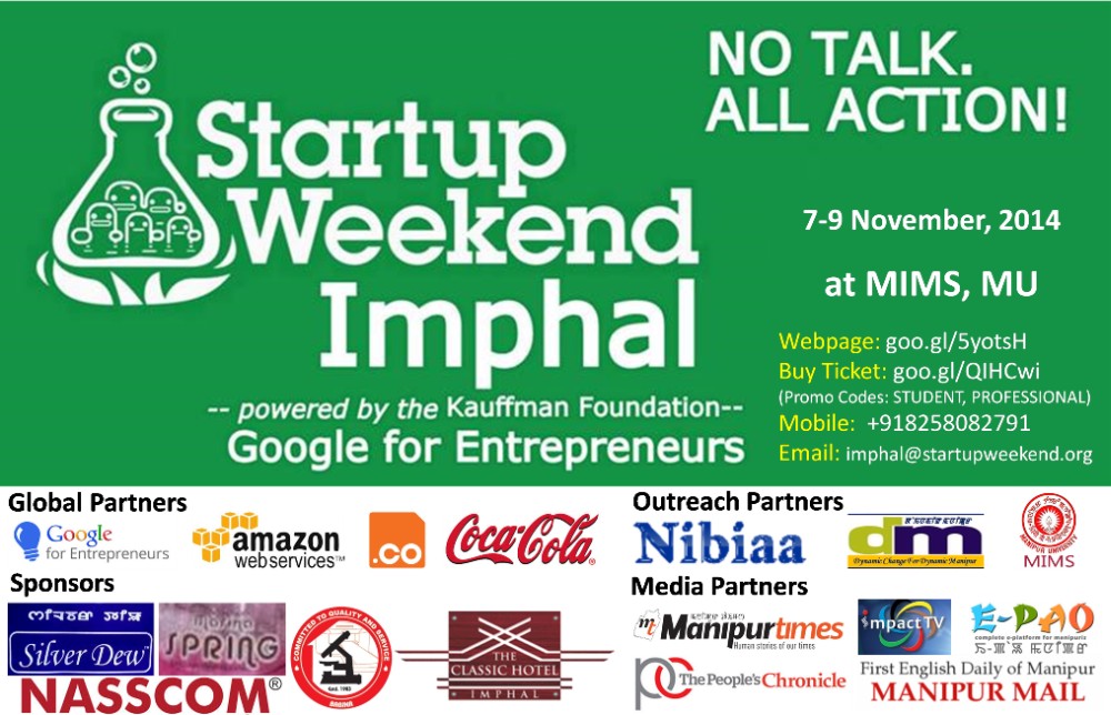 Startup Weekend Imphal at MIMS, MU 