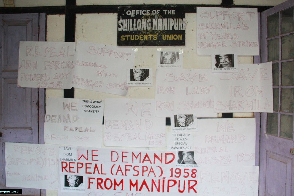  Shillong Manipuri Students against AFSPA on 5th November, 2014 