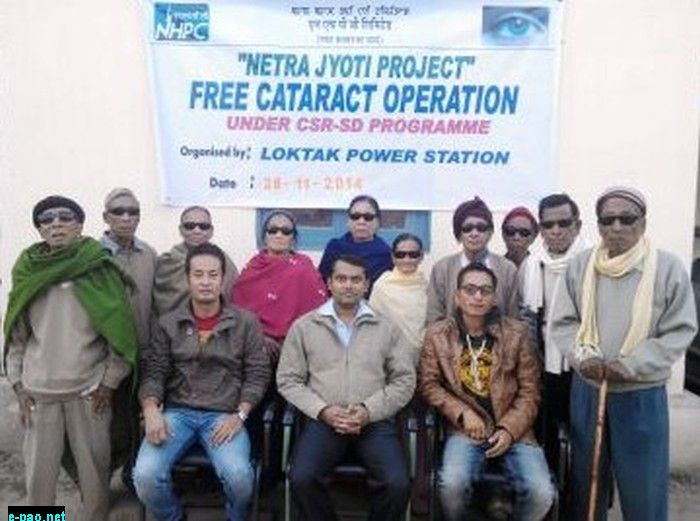 Free Cataract Operation (22nd batch) held on 28/11/2014 at Shija Hospitals Imphal