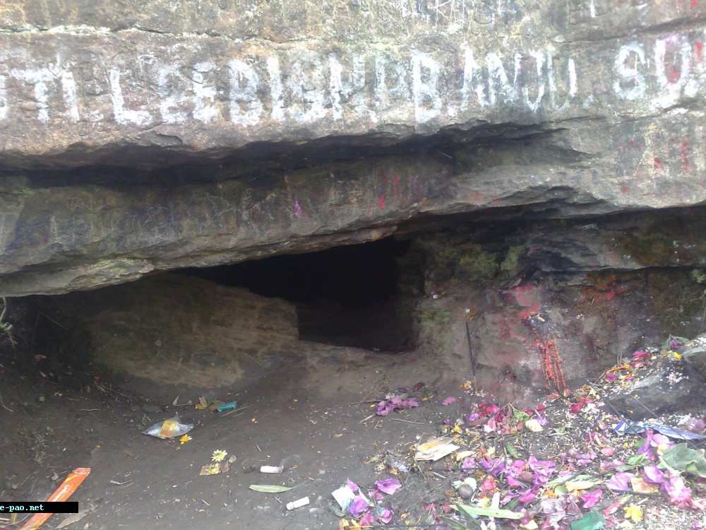 Koubru Surung (cave) on the top of Mount Koubru in October 2014