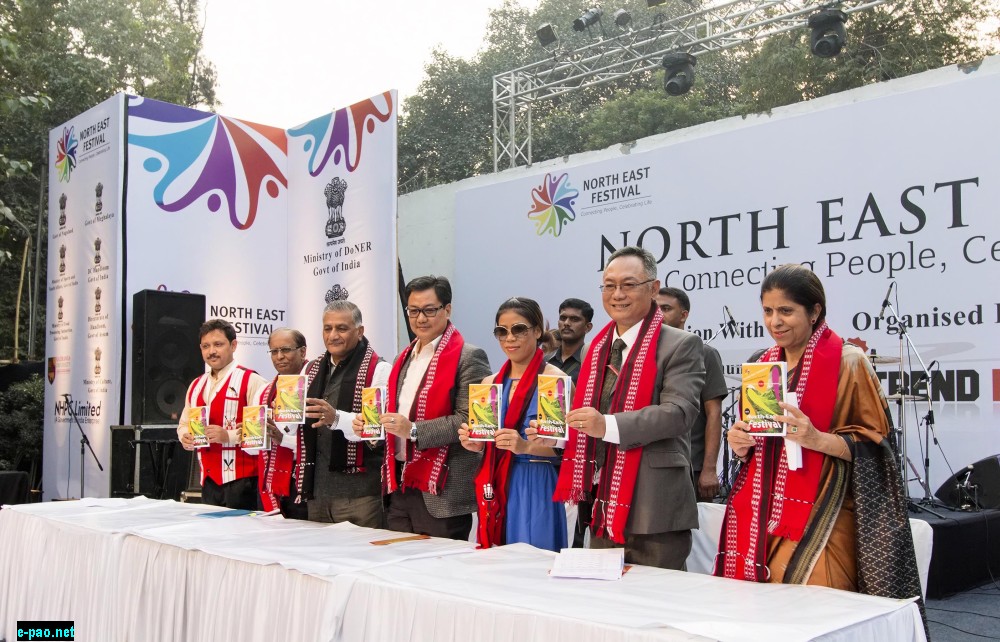 Unveiling of souvenir of North East Festival  at New Delhi, 7th November, 2014 