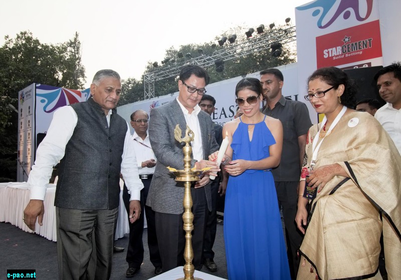 Inauguration of North East Festival by Gen VK Singh, Kiren Rijiju at New Delhi, 7th November, 2014