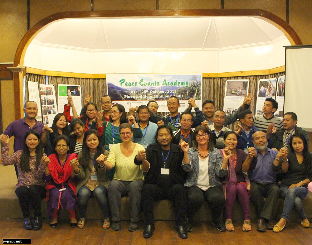 Peace Count Academy held in Shillong, 21th to 25th October 2014