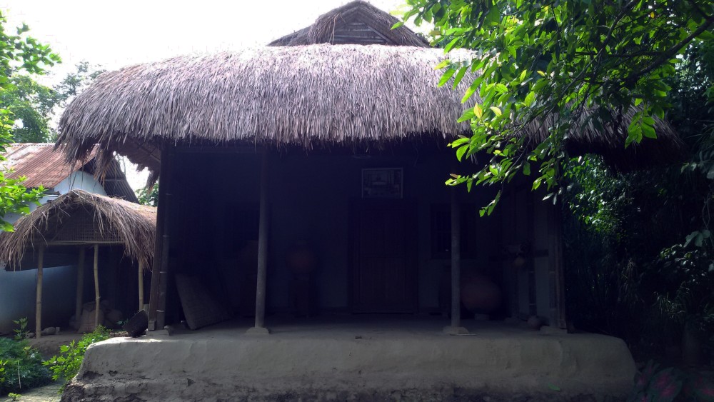 Photo showing a typical Manipuri Yumjao located at the Mutua Bahadur Museum at Andro, Manipur. 