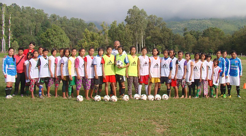 Girls Team from Manipur going to Dana Cup in Denmark in July 2015 