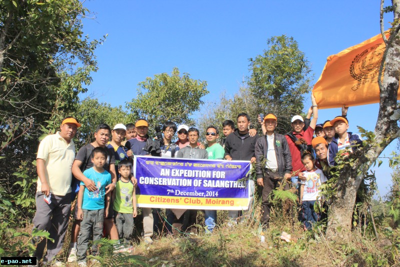An expedition for conservation of Salangthel on December 7 2014