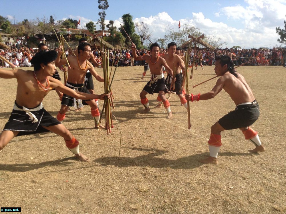 Various cultural and traditional items sown during Chizami Za (Day) at Chizami Local Ground under Nagaland's Phek district on January 8, 2015 