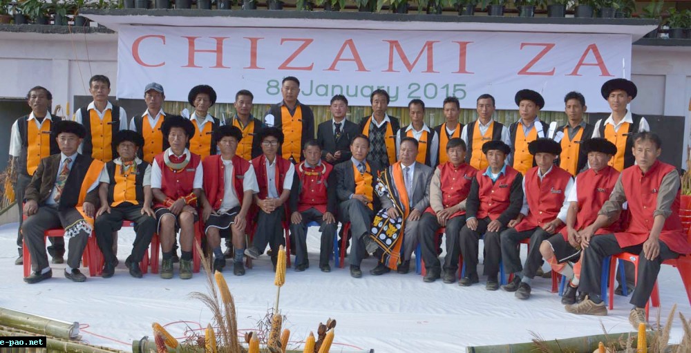 Various cultural and traditional items sown during Chizami Za (Day) at Chizami Local Ground under Nagaland's Phek district on January 8, 2015 
