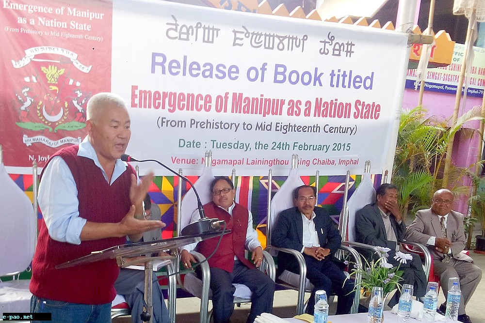 Prof MC Arun giving critical comment on Emergence of Manipur as a Nation State