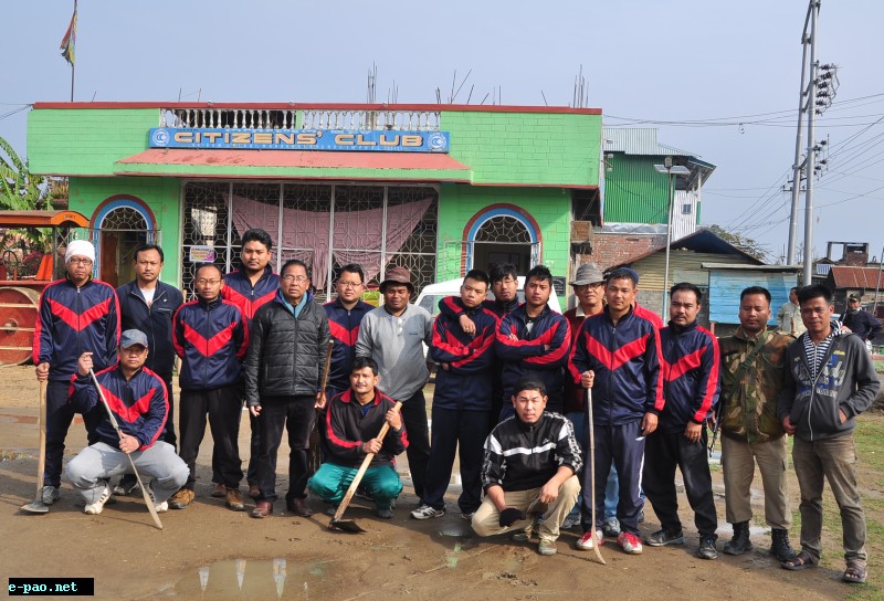  Cleanliness Campaign at  Soibam Leikai, Wangkhei Khunou on February 22, 2015 