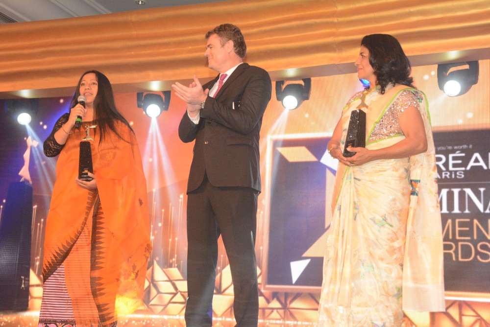 Binalakshmi Nepram Wins Prestigious L'Oral Paris Femina Women Awards 2015