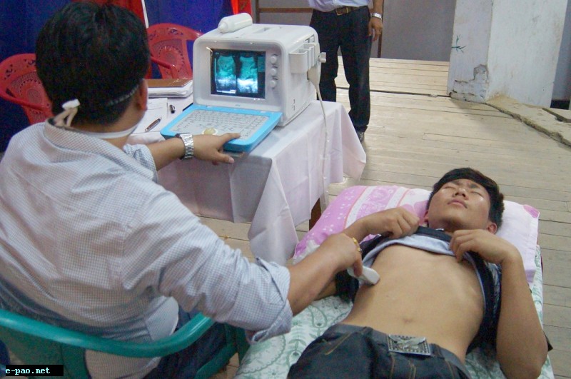 Free medical camp under Tribal Health held at Chingmeirong on March 16, 2015 