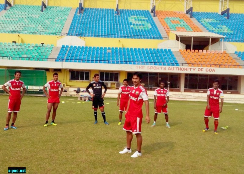 Shillong Lajong FC players at Goa