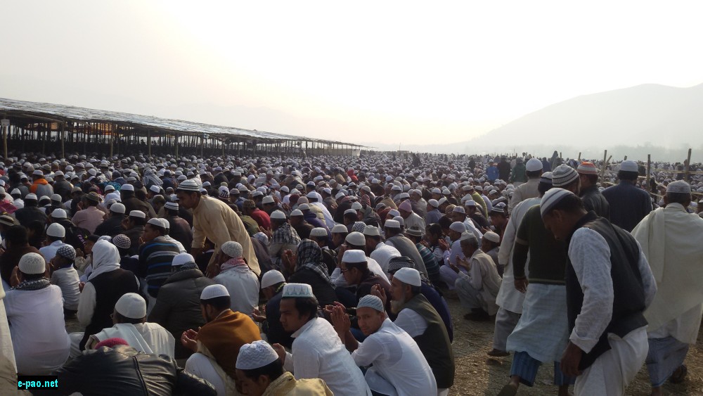 3-day religious congregation of the Muslims in Manipur at Kiyamgei Laphupat on 30th March, 2015