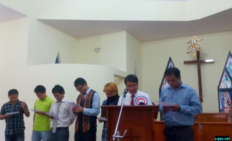 Oath-taking Ceremony of newly elected leaders of TSA-B on 1st April, 2015