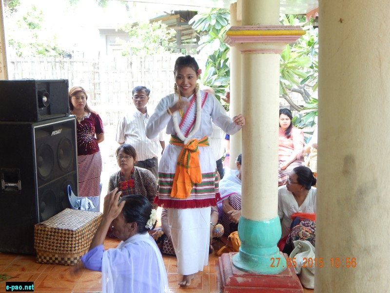 Lai Haraoba ritual celebrated at Yechipao of Mandalay on 27 May 2015