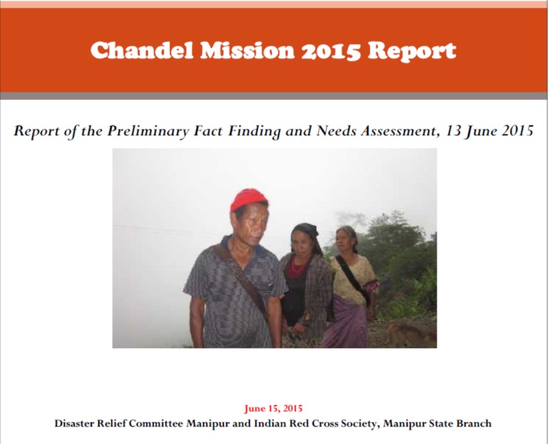 DRC Manipur Mission to Chandel 2015 Report