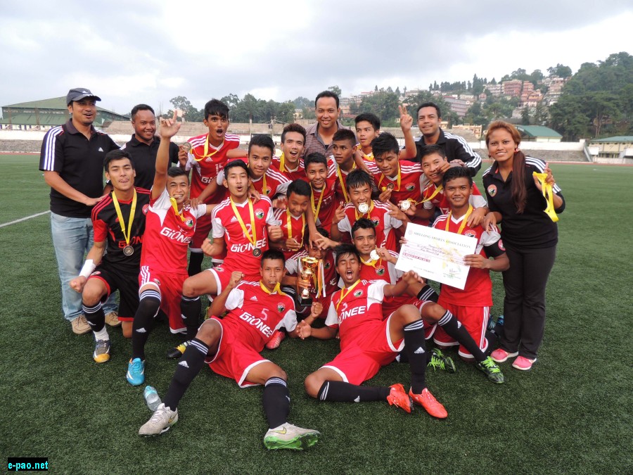 Shillong Lajong FC Champions of the Under-19 Shillong Premier League 2015