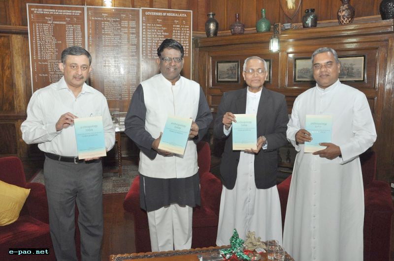 An international anthropological journal released by Meghalaya Governor at Shillong, August 03, 2015