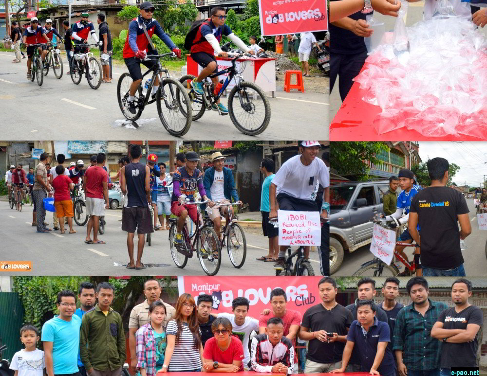 Cycle Rally for hoping positive response on August 14 2015
