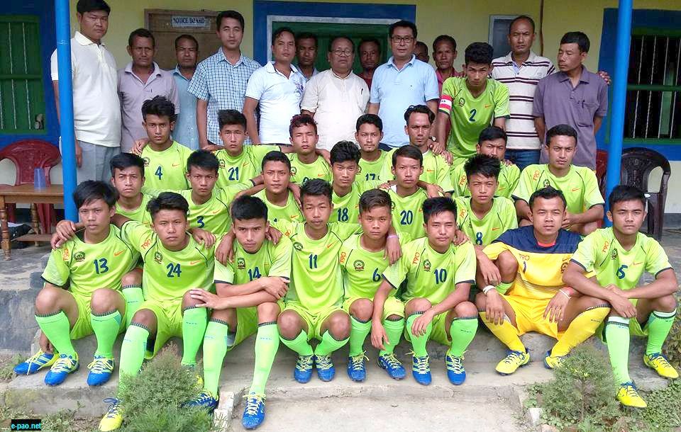 Distribution of uniforms to football players of Imphal West Students' Club (IWSC), Khumbong