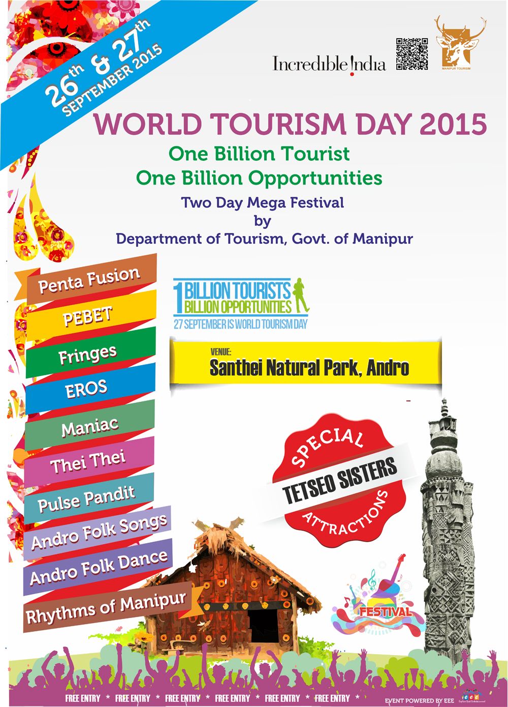 World Tourism Day (2015) observation at Andro 