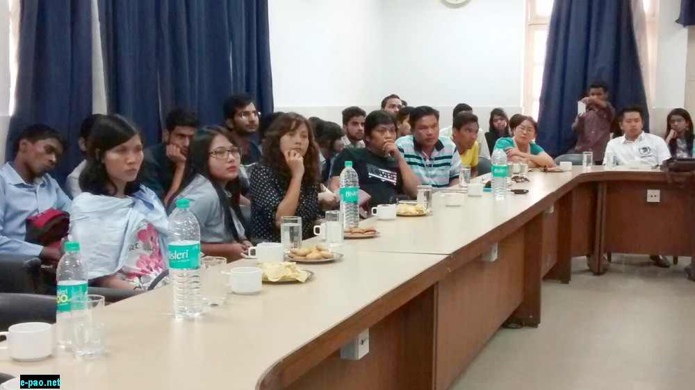 Myanmar Students visit Zakir Husain Delhi College on October 15, 2015 