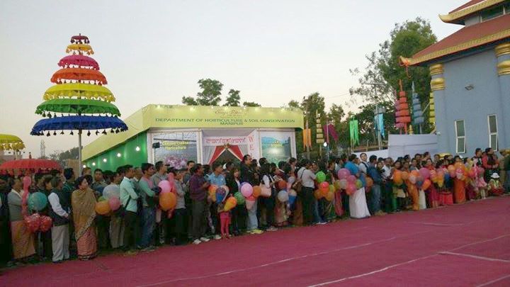 Visitors on Sangai festival 2015