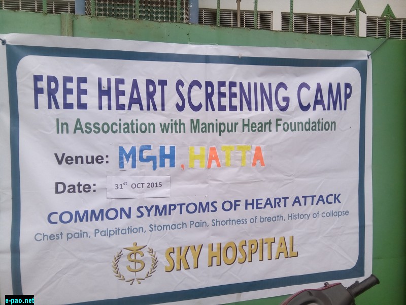Free  Heart Screening Camp at Hatta Musilm Girls Hostel Haffiz Hatta , Minuthong, Imphal East