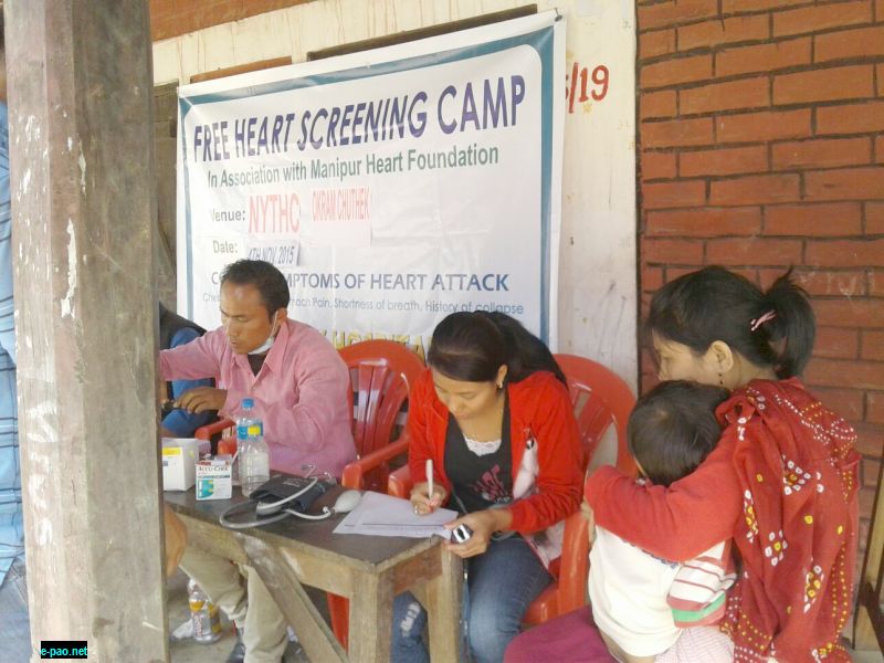 Free Heart Screening Camp at Okram Chuthek, Khongman 