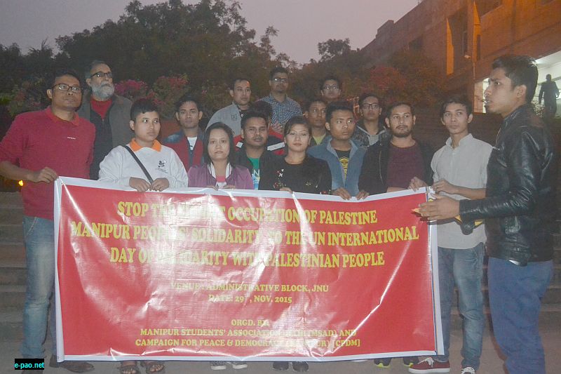 UN International Day of Solidarity with Palestinian People at Delhi on 29 November, 2015