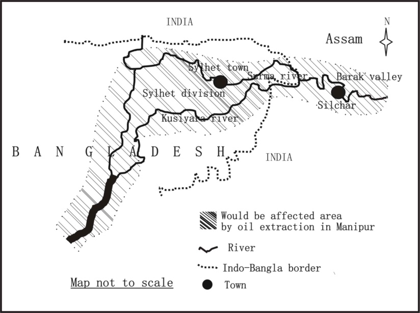The areas in the Assam and Bangladesh will be affected by the hydrocarbon project in Manipur 